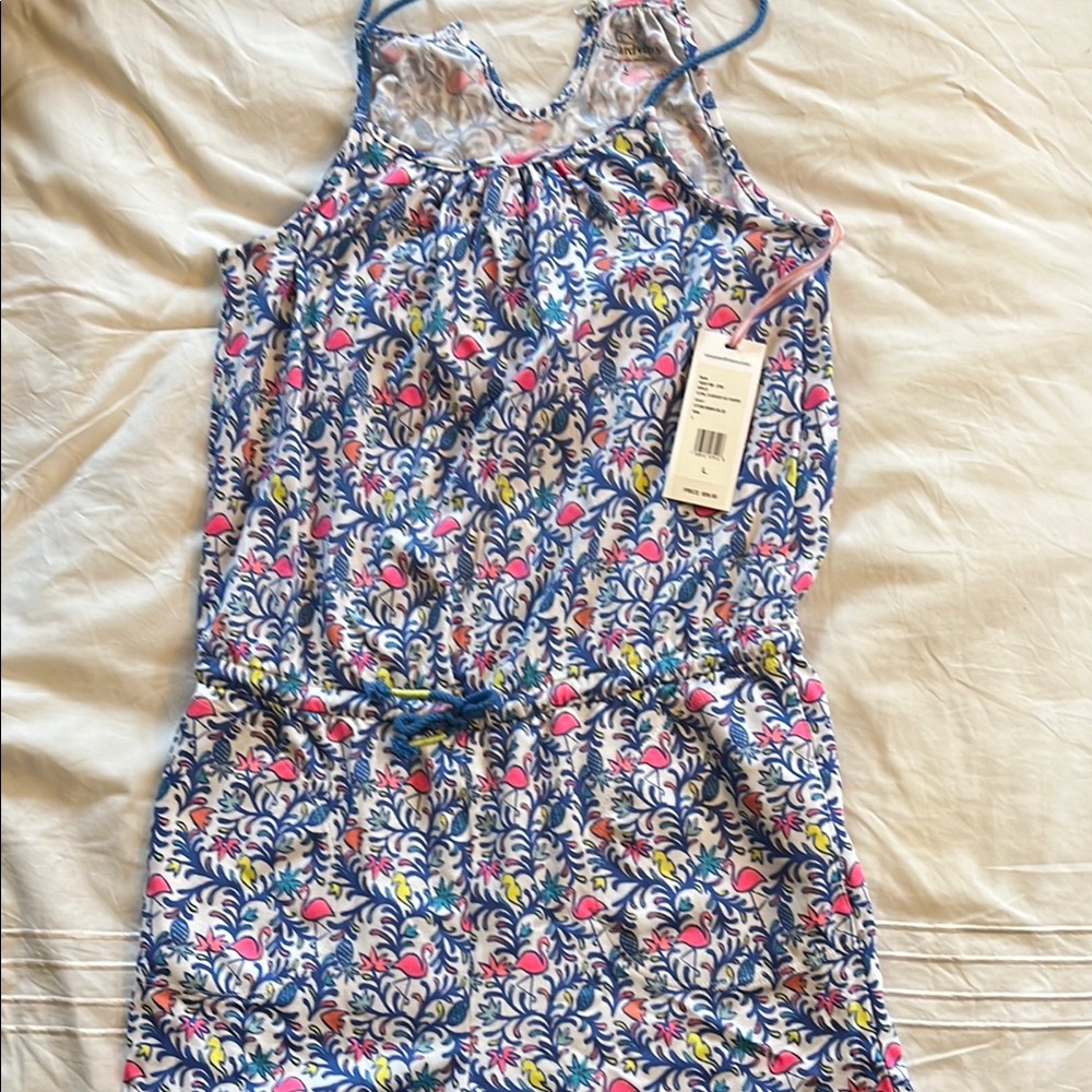 NWT girls Vineyard Vines Floral Print Sleeveless Romper